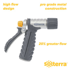 Pro Series Adjustable Metal Hose Nozzle with Rear Trigger