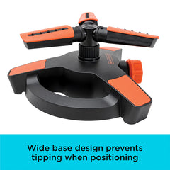 BLACK+DECKER® 3-Arm Adjustable Sprinkler